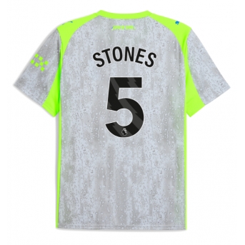 Billige Fotballdrakt Manchester City John Stones #5 Replika Tredjedrakt 2025-26 Kortermet